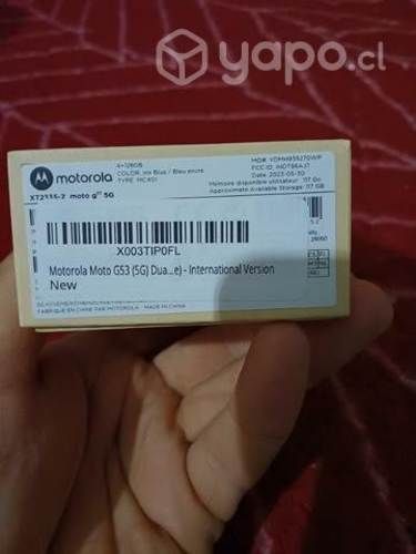 Moto g53 5G traído del extranjero
