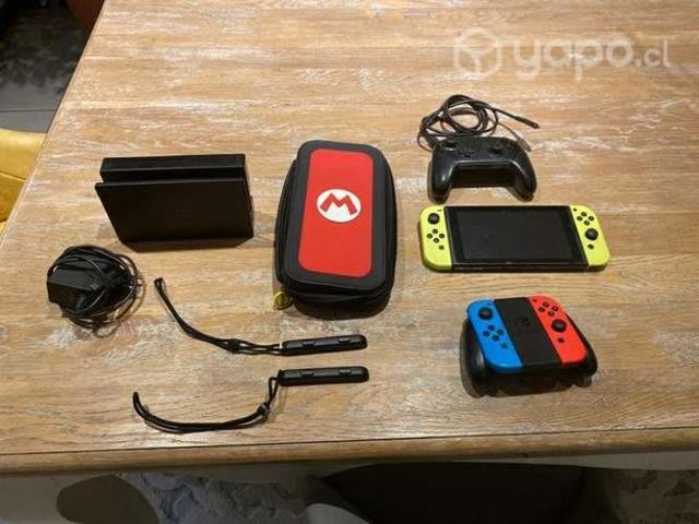 Nintendo Switch control inalámbrico estuche Mario