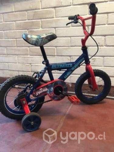 Bicicleta Spiderman para niño