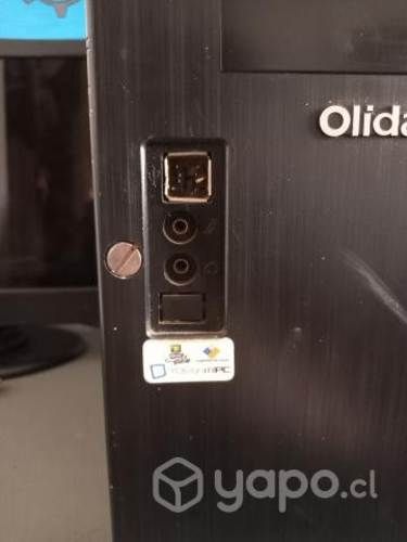 PC OLIDATA antiguo - Monitor y Torre para DESARME