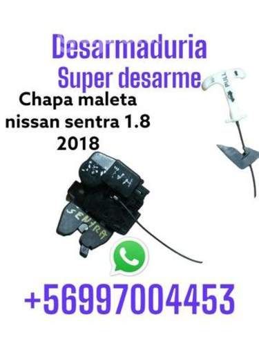 Chapa maleta Nissan sentra 1.8 2018