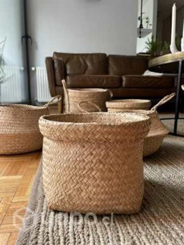 Maceteros junco con asas