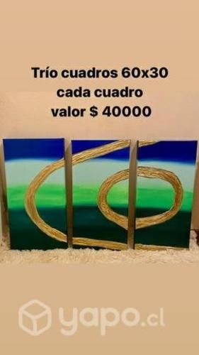 Cuadros lindos pintados en acrílico diseños únicos