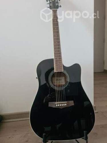 Guitarra eléctroacústica Ibanez PF15ECE - Black