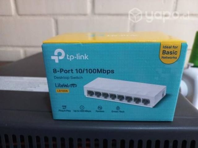 Switch Ethernet 8 puertos excelente funcionalidad