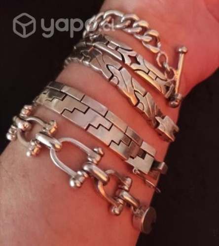 Pulseras plata mexicana