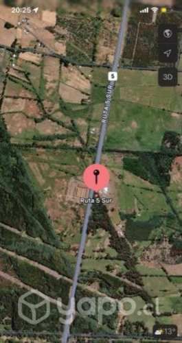 Venta Terreno 30.000m2 Sector Cabrero Ruta 5 Sur