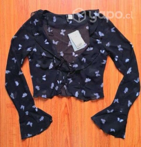 Cardigan de malla mariposa H&M