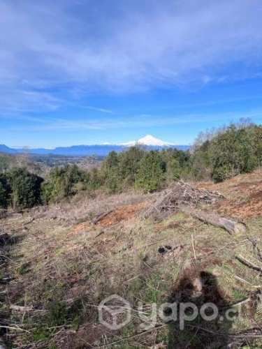 Terreno villarrica con vista al volcan y lago