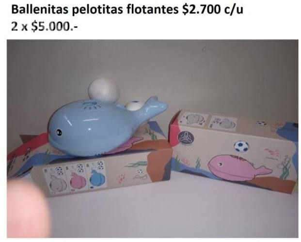 Ballenitas juguete