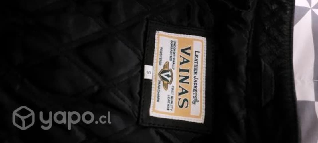 Chaqueta de cuero de hombre talla S