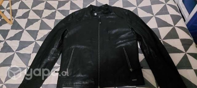 Chaqueta de cuero de hombre talla S