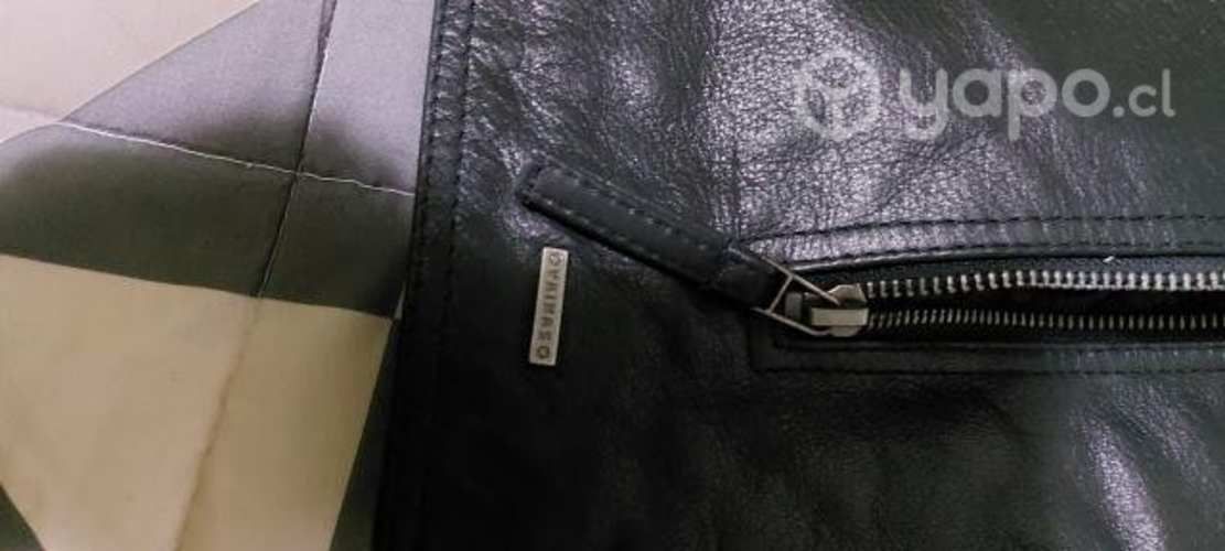 Chaqueta de cuero de hombre talla S