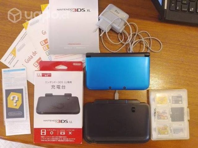 Nintendo 3DS XL + 5 juegazos + accesorios