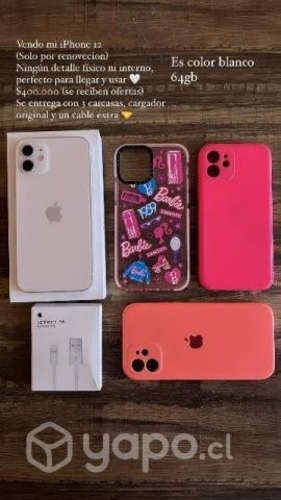 IPhone 12 64gb color Blanco