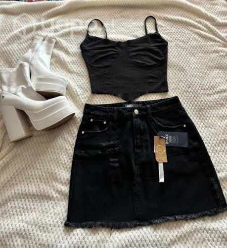 Faldas de jeans y short mujer