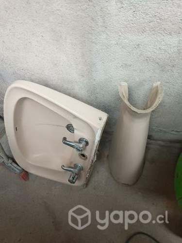 Lavamanos y pedestal buen estado