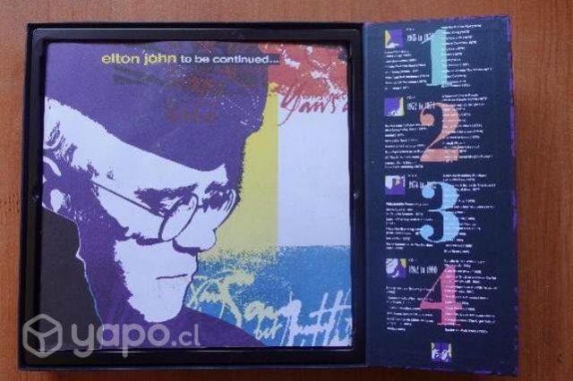 Elton John To Be Continued Box 4 CDS