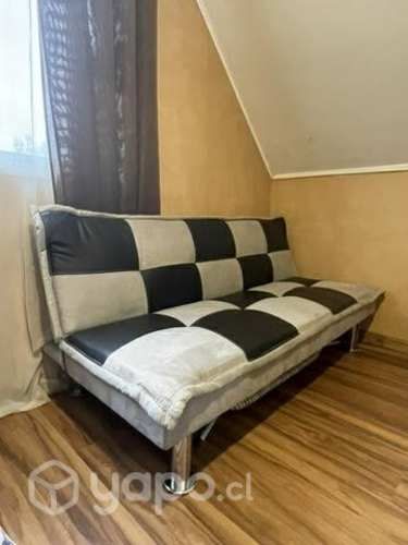 Futón-Futon just home collection 183x87x73 gris ne