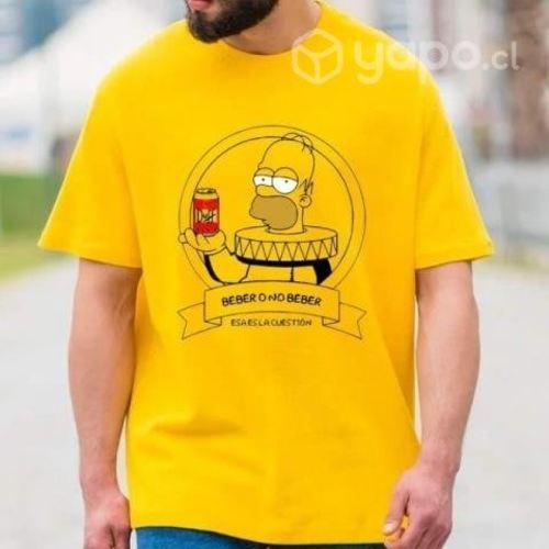 Polera "Beber o no Beber", Homero