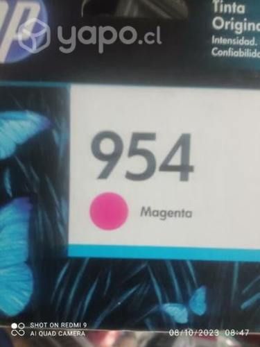 Tintas HP 954 colores originales