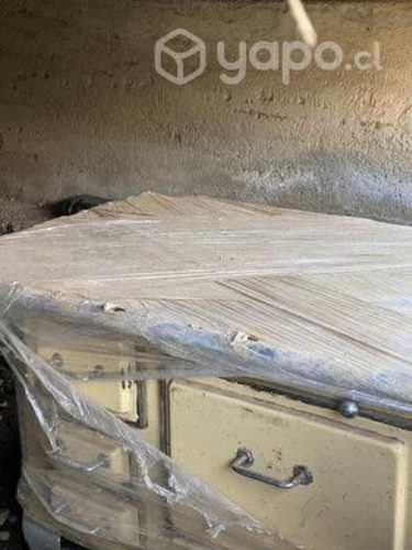 Estufa leña impecable