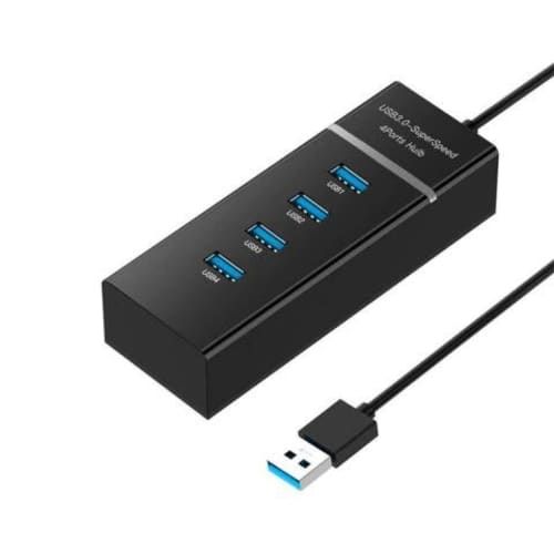 Adaptador Hub Usb 3.0 4 Puertos 5 Gbps Luz Indicad