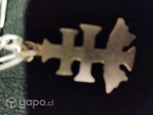 Cadena de plata y accesorio