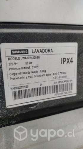 Lavadora Samsung wobble 8 kg