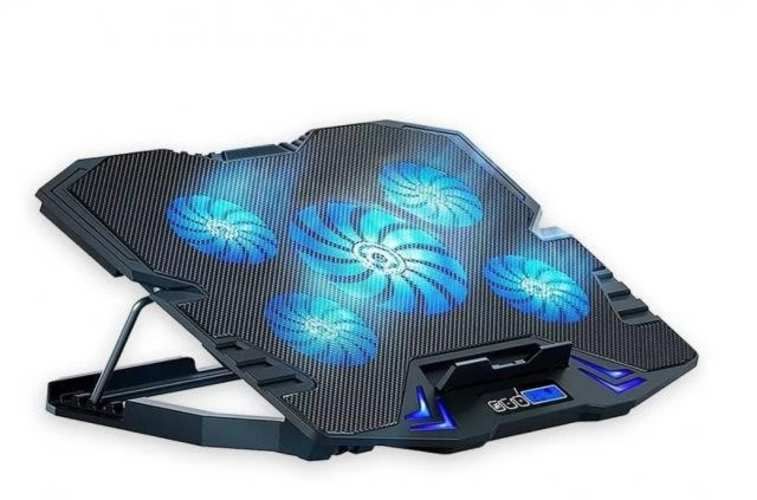 Base Cooler Enfriador Notebook 5 Ventiladores