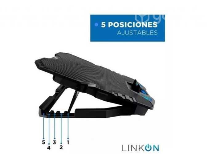 Base Cooler Enfriador Notebook 5 Ventiladores