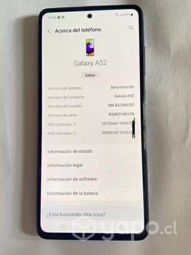 Samsung A52 Doble sim
