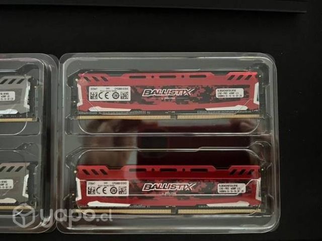 Memoria 8 GB Ram DDR4 2666MHz Ballistix