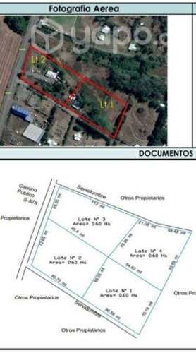 Parcela cruce maquehue, 1.2 has con casa, luz.
