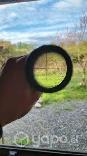 Mira telescopica center point con soportes