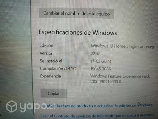 Notebook HP i5 16 GB de RAM