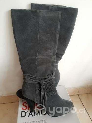 Botas Elle, Cuero Mujer