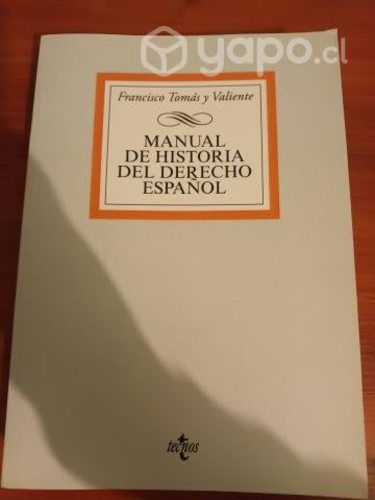 Manual de historia del derecho español