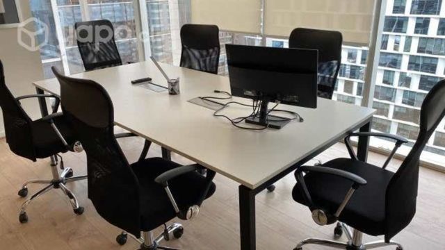 Mesa de Reuniones 120cmx240cm, Melamina Blanca