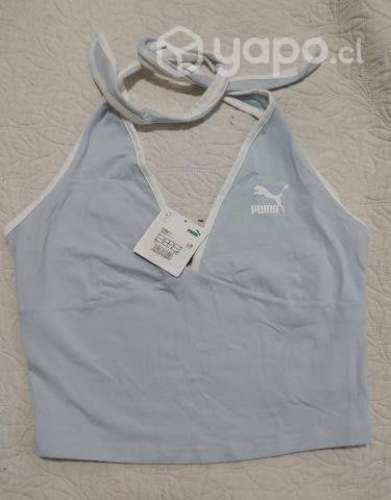 Peto puma talla M celeste