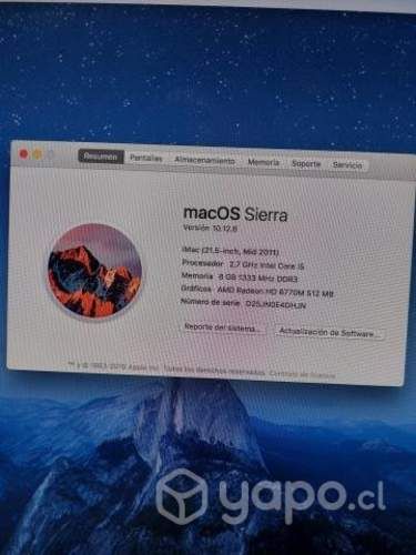 MacOs Sierra versión 10.12.6