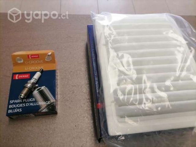 4 Bujías + cambio + filtro aire gratis toyota