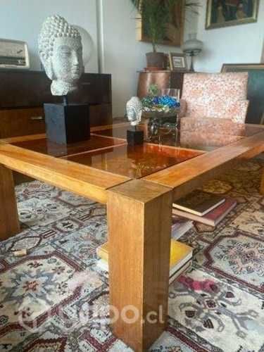 Mesa centro madera sólida