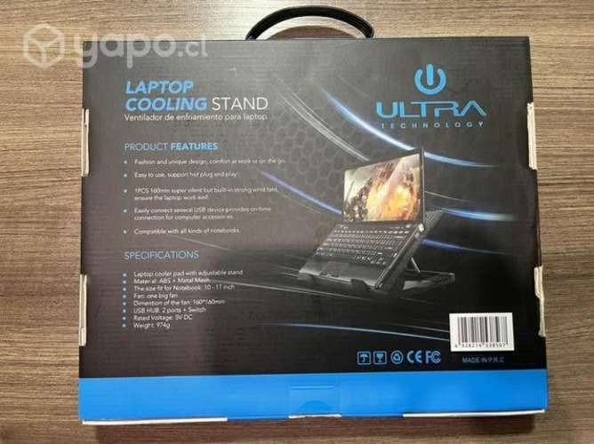 Base de enfriamiento para laptop