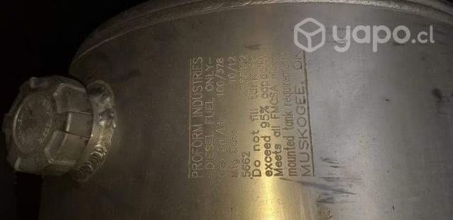 Estanque disel para camión americano 375 lts