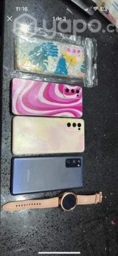 Galaxy S20FE y Galaxy Watch 3