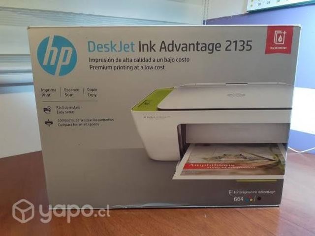 Impresora NUEVA HP Deskjet Ink Advantage 2135