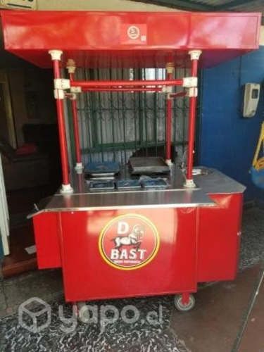 Carrito Churrascos, Hot Dog, Baño maría, Agua. NUE