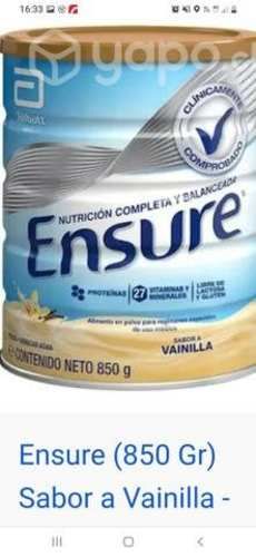 Leche ensure suplemento alimentucio
