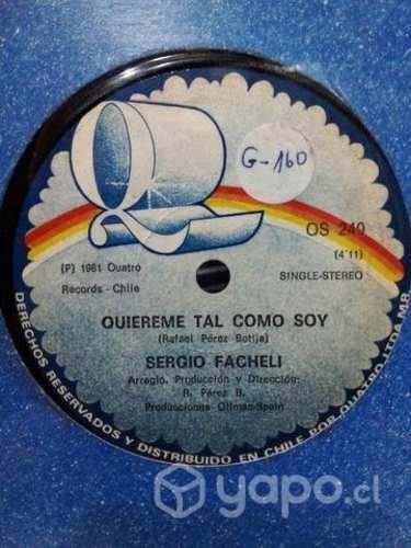 Sergio Facheli 3 x Vinilos 7&quot; Single 45s Originale